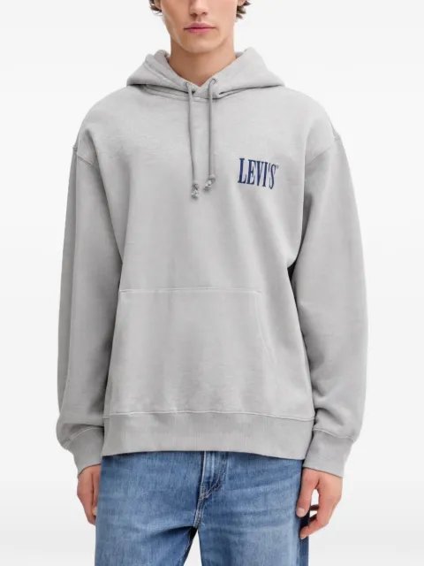 Levi's Relaxed logo-embroidery hoodie