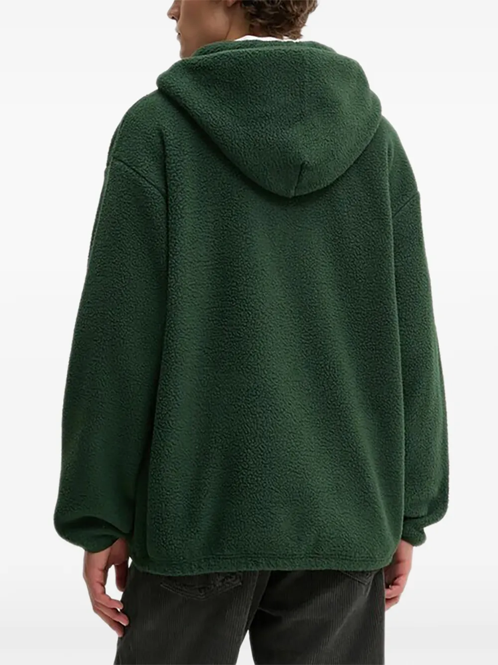  Levi's Sudadera Con Capucha Y Media Cremallera - Verde 