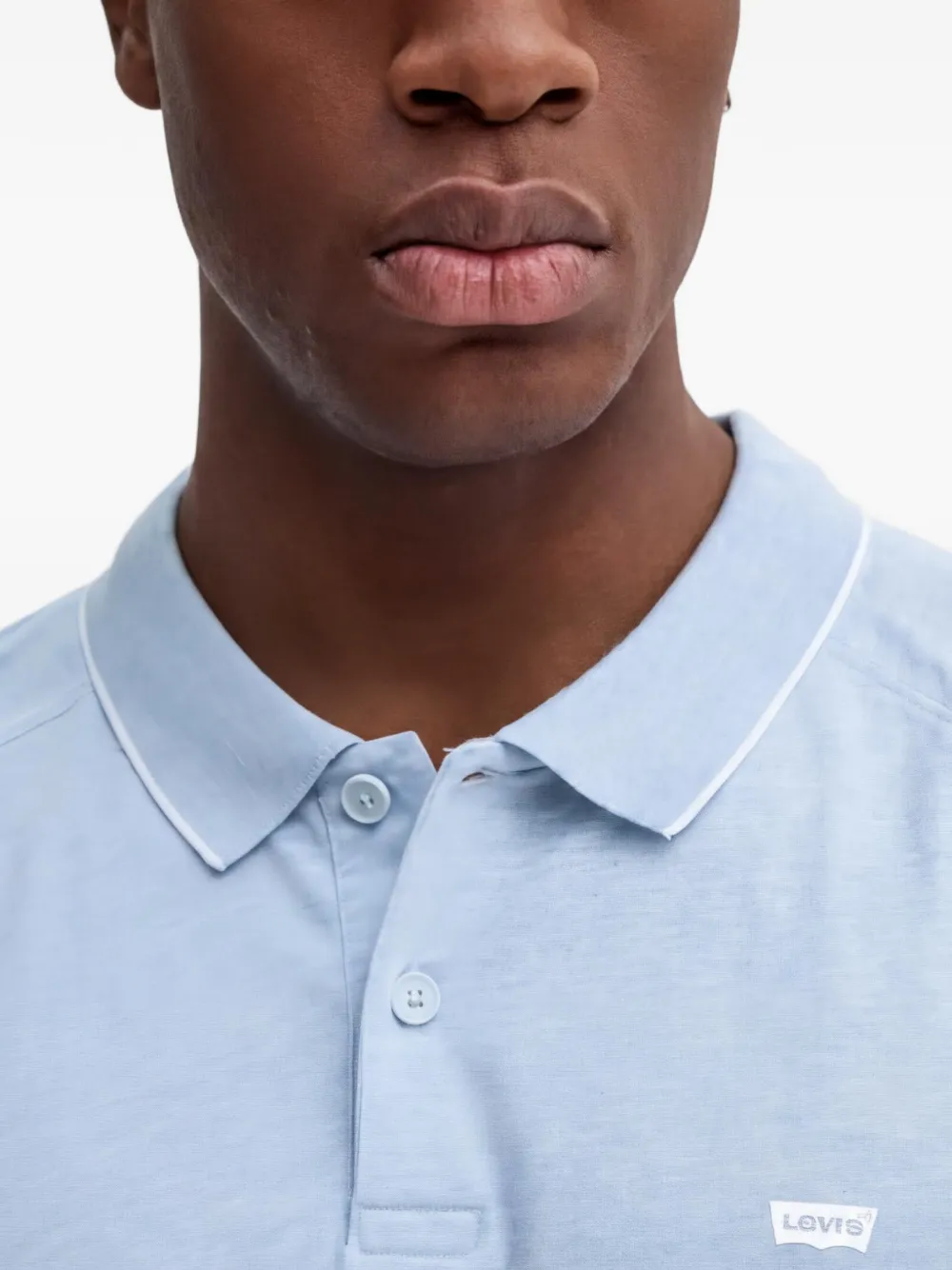 Levi's Shoreline Tech poloshirt met raglan mouwen Blauw