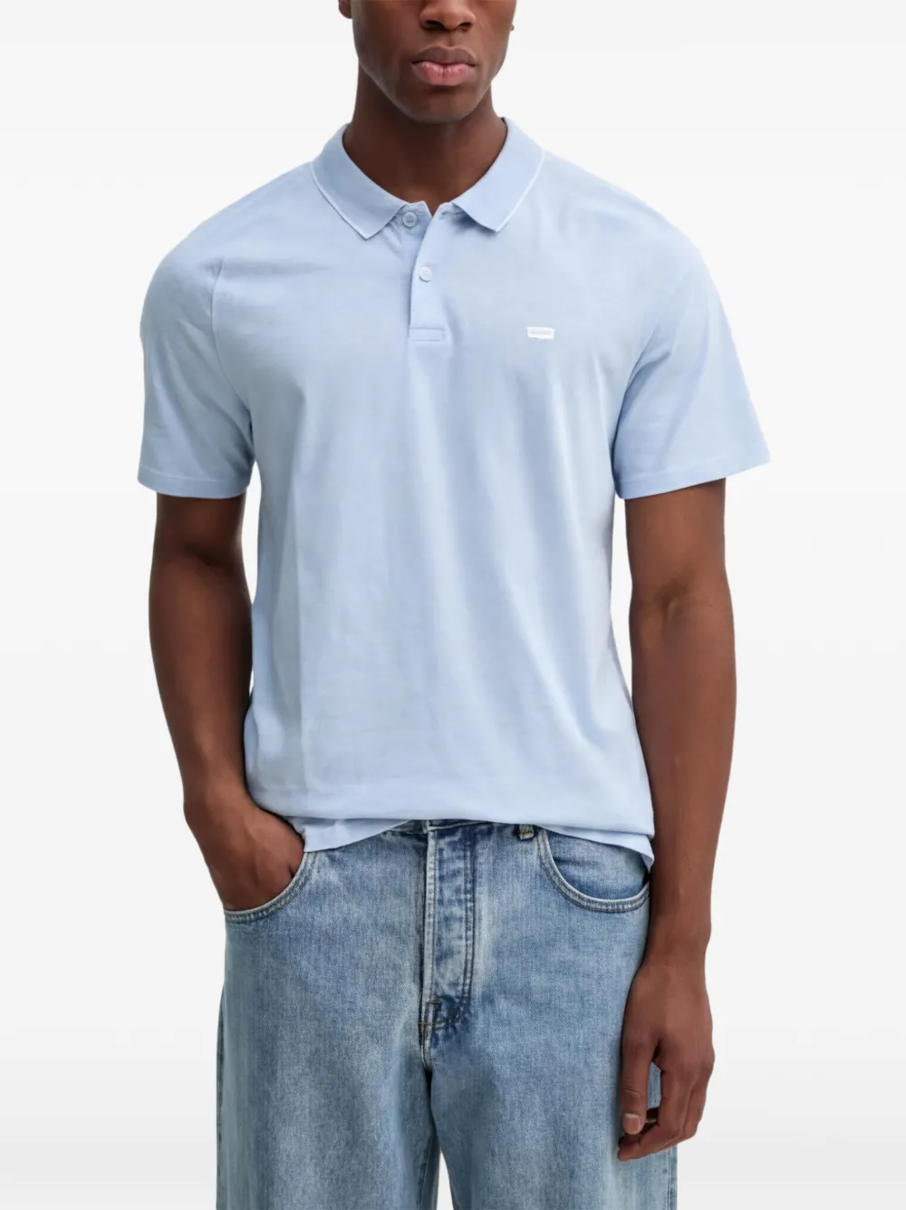 Levi's Polo Shoreline Tech con maniche raglan - Blu