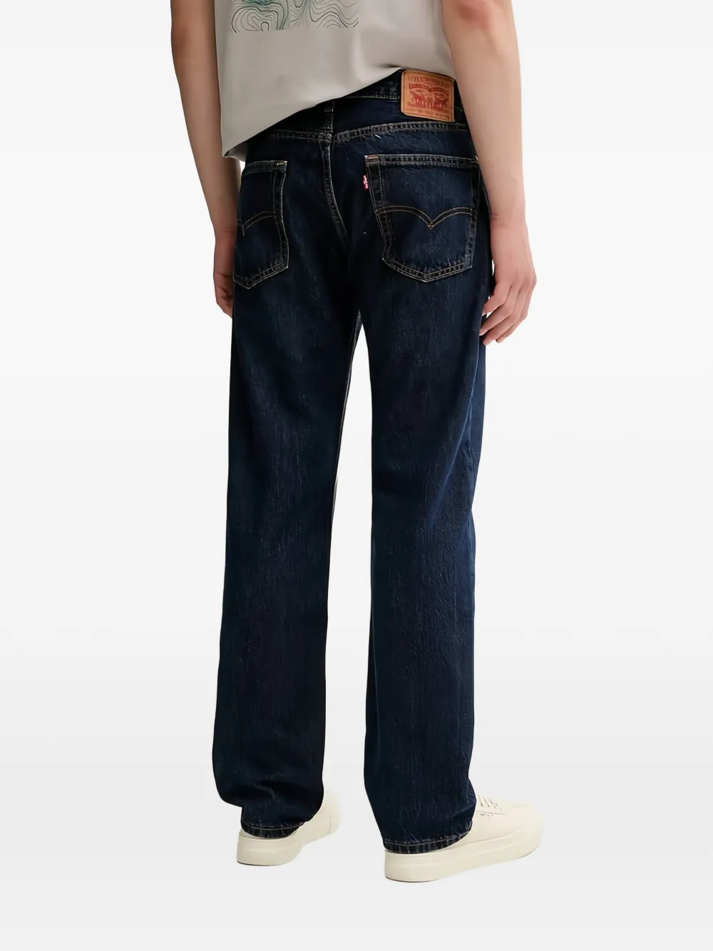 Levi's 555 ruimvallende straight jeans Blauw