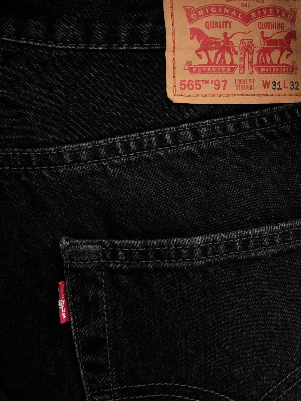 Levi's 565™ loose-straight jeans Zwart