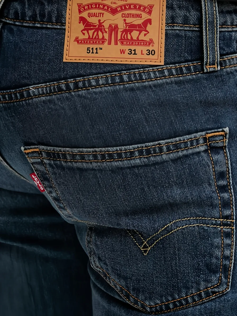 Levi's 511 slim-fit jeans Blauw