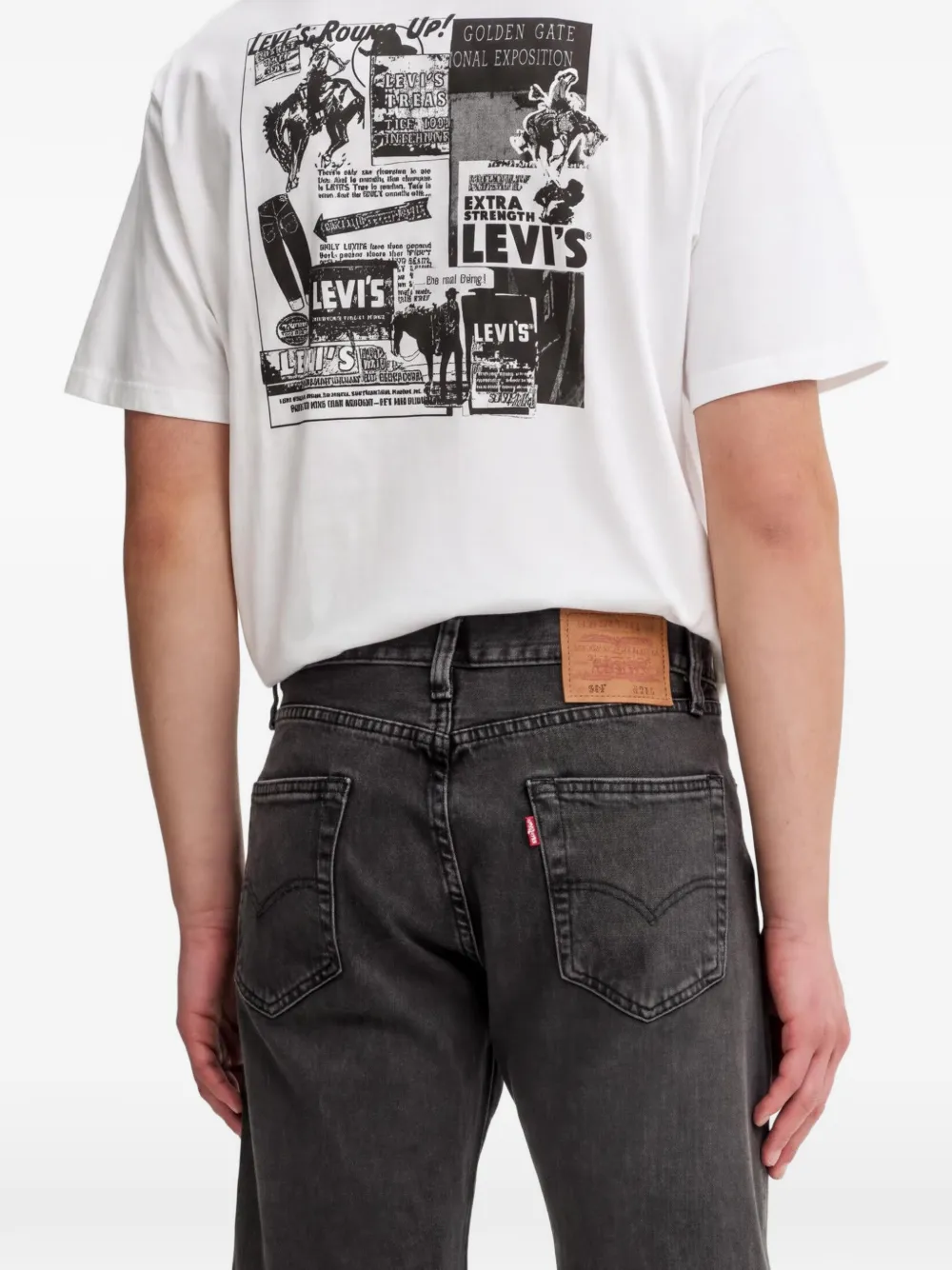 Levi's 501 shorts Zwart