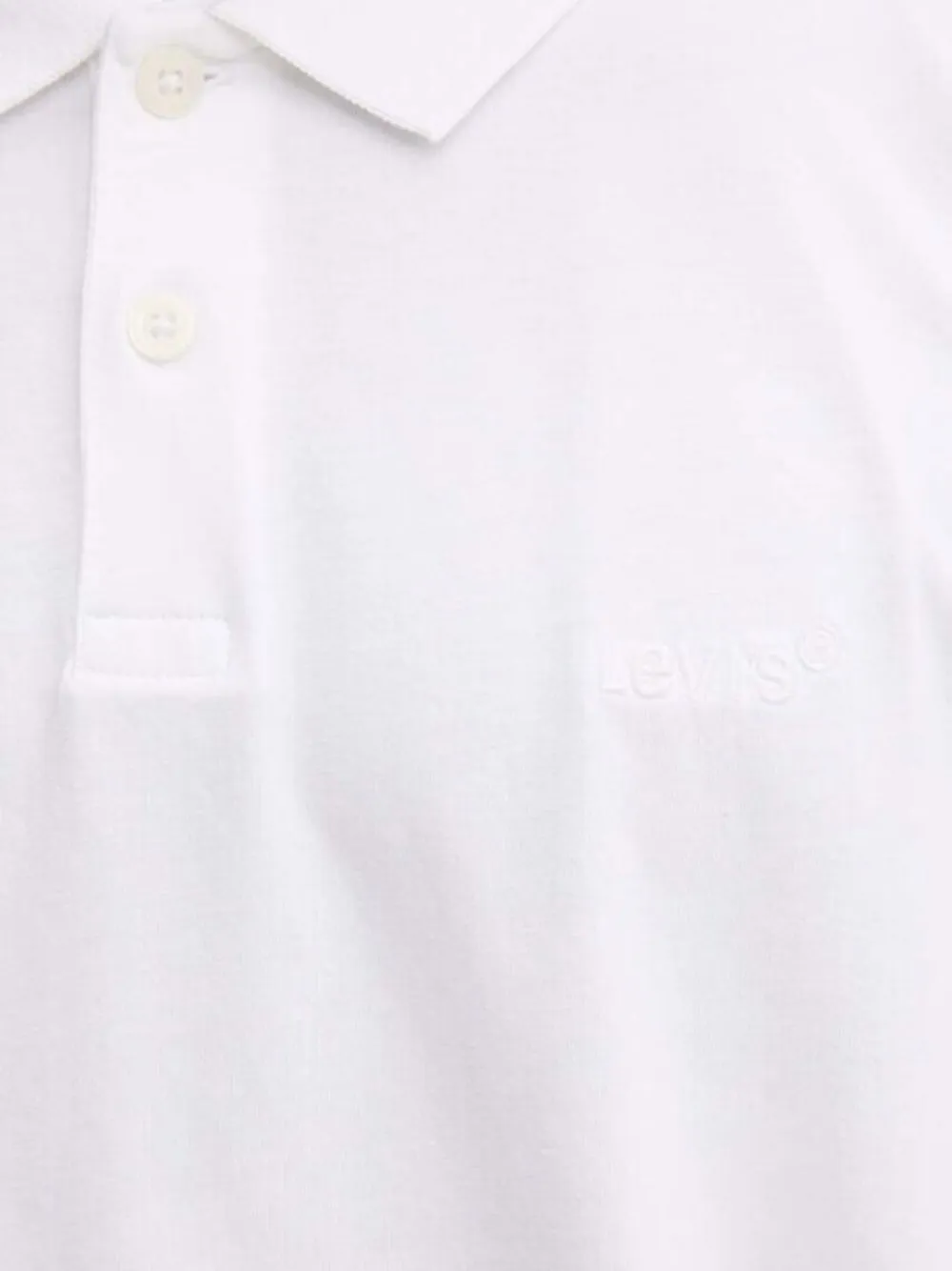Levi's Poloshirt met korte mouwen Wit