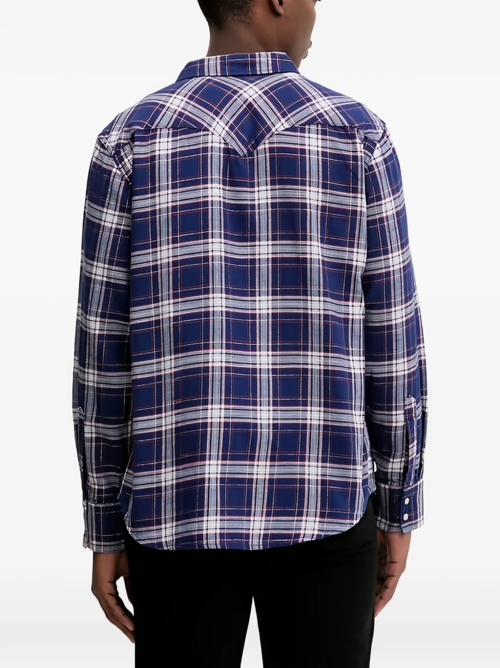  Levi's Camisa Con Bolsillo A Cuadros - Azul 
