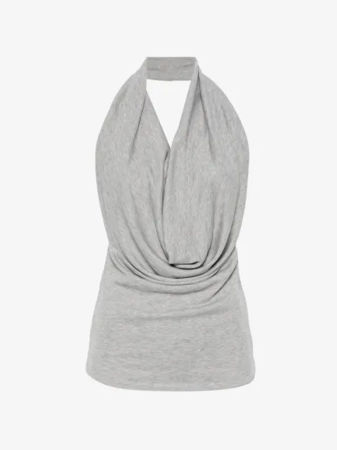 Aya Muse draped halterneck top