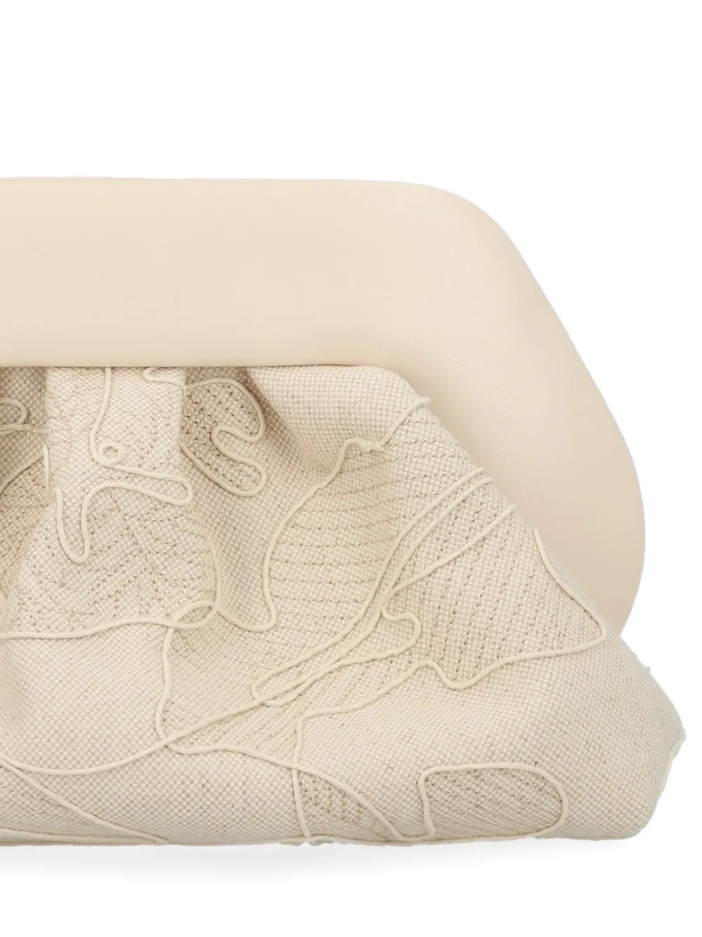  Themoirè Bios Embroidered Shoulder Bag - Neutrals 