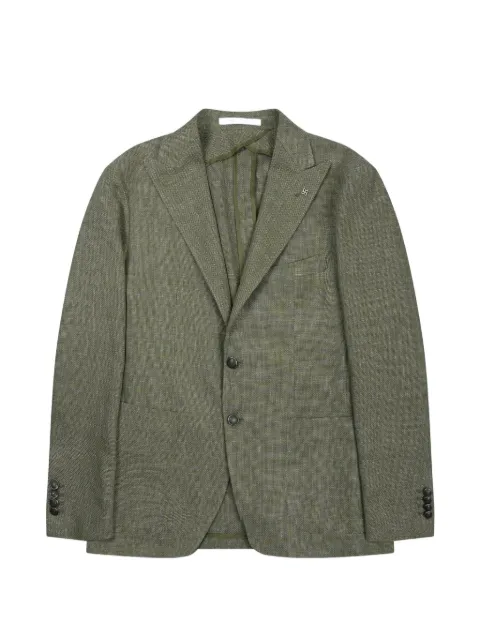 Tagliatore peak-lapel single-breasted blazer