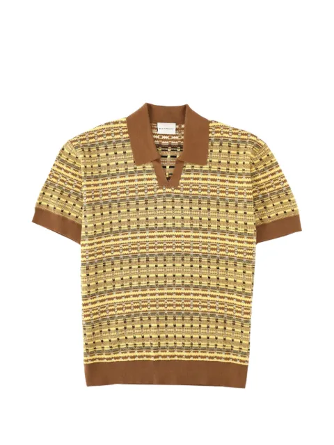 Drôle De Monsieur V-neck polo shirt