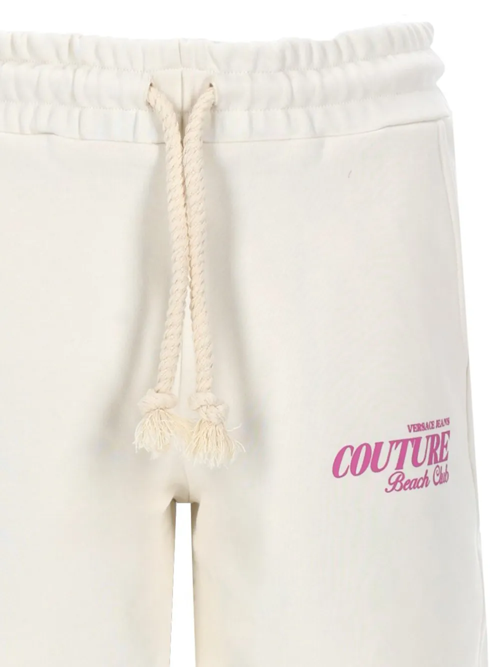 Versace Jeans Couture Shorts met trekkoord Beige