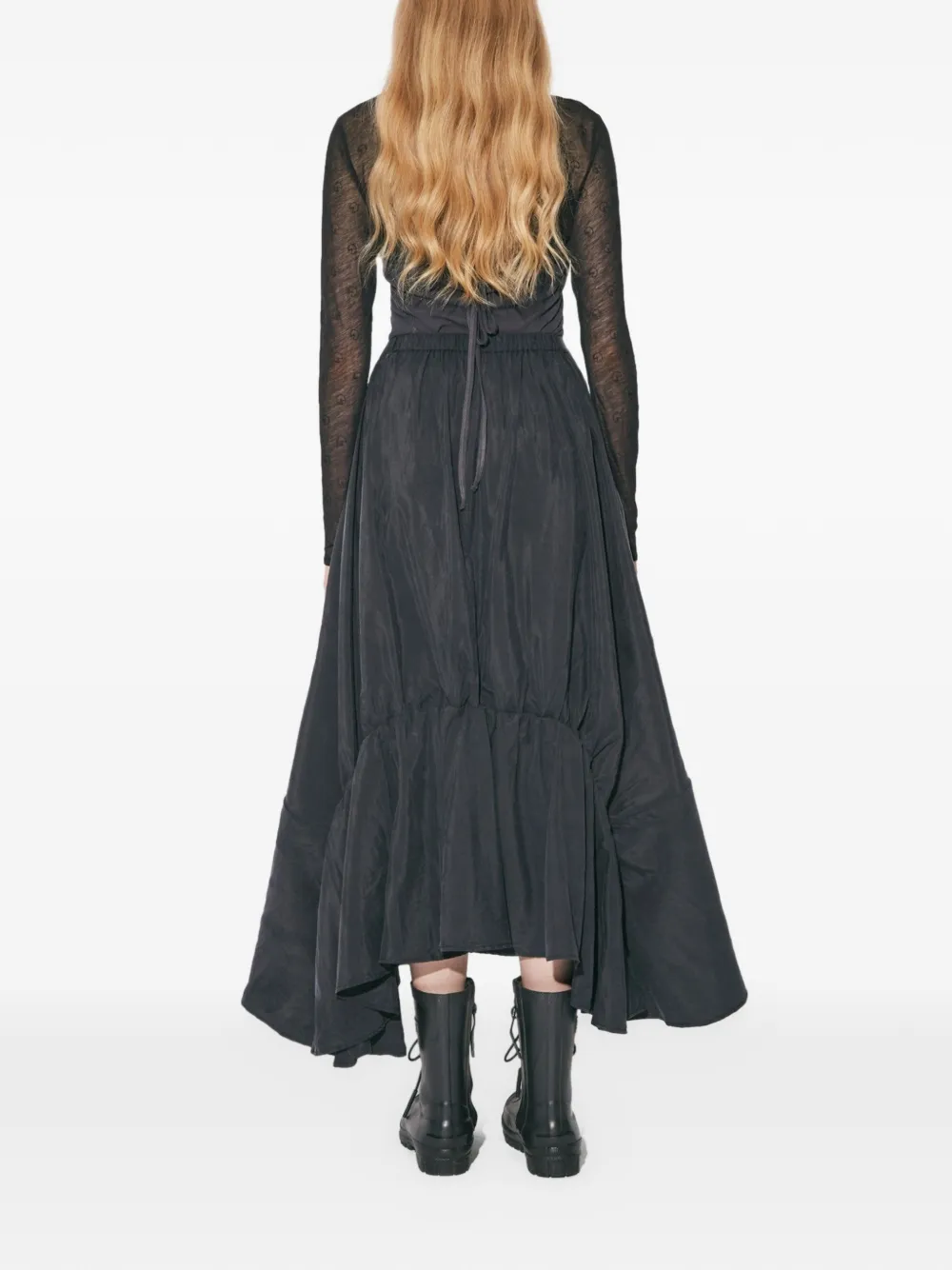  Beautiful People Flared Asymmetric Skirt - Grey 