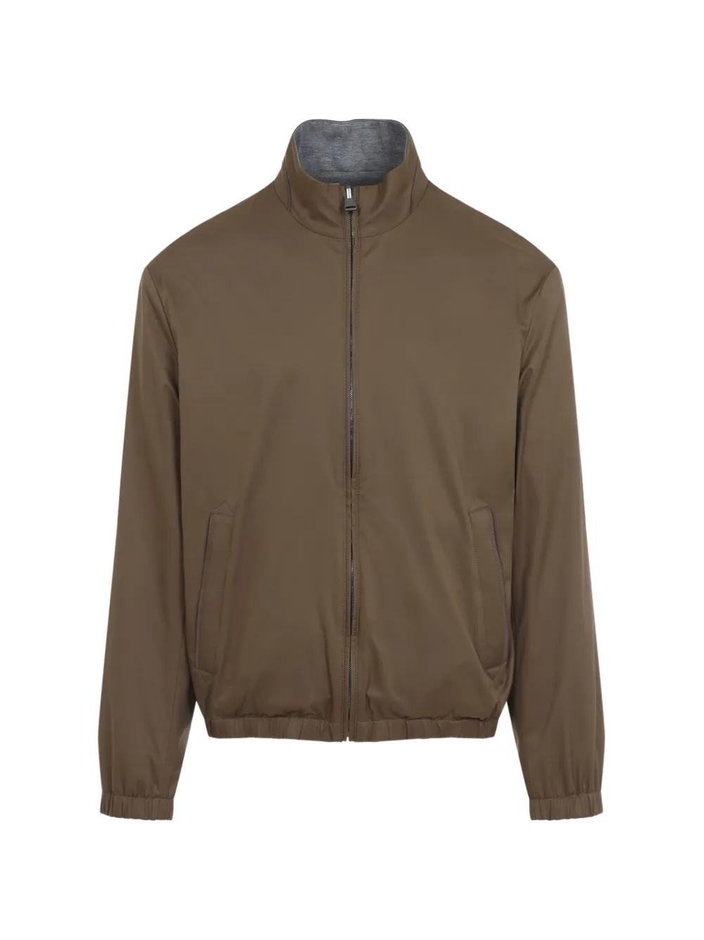 Canali zip-fastening jacket - Nude