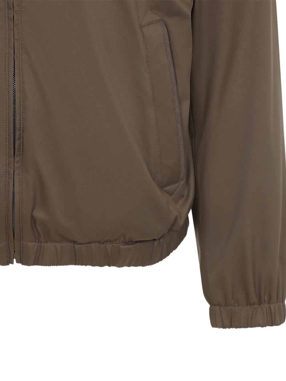  Canali Zip-fastening Jacket - Neutrals 
