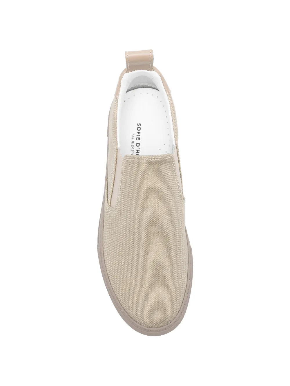 Sofie D'hoore Friend loafers met treklabel Beige