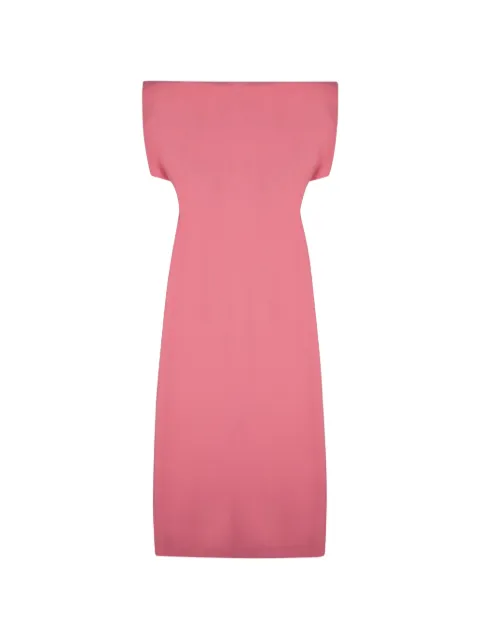 OSCAR The Collection vestido midi con hombros descubiertos