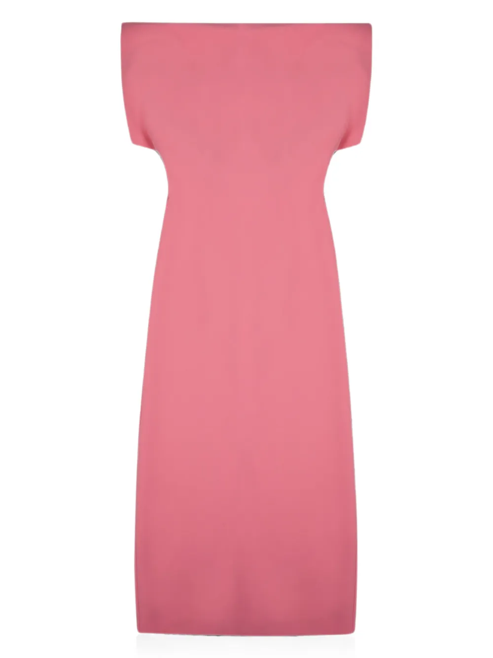 OSCAR The Collection Off-shoulder midi-jurk Roze