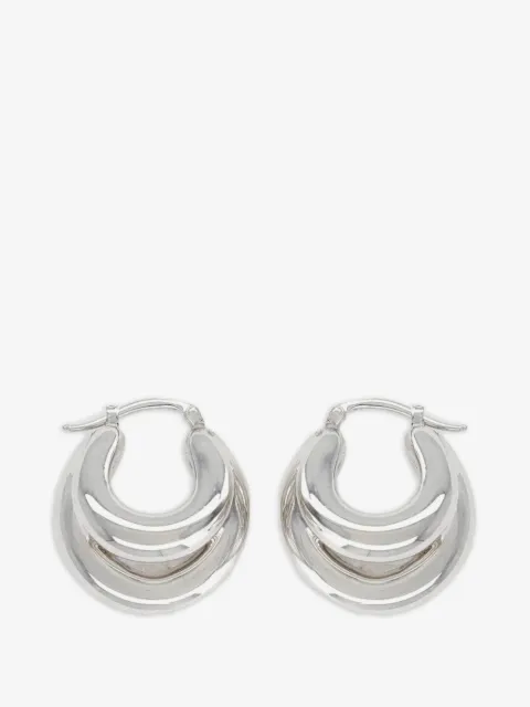 Panconesi Blow Up layered hoop earrings