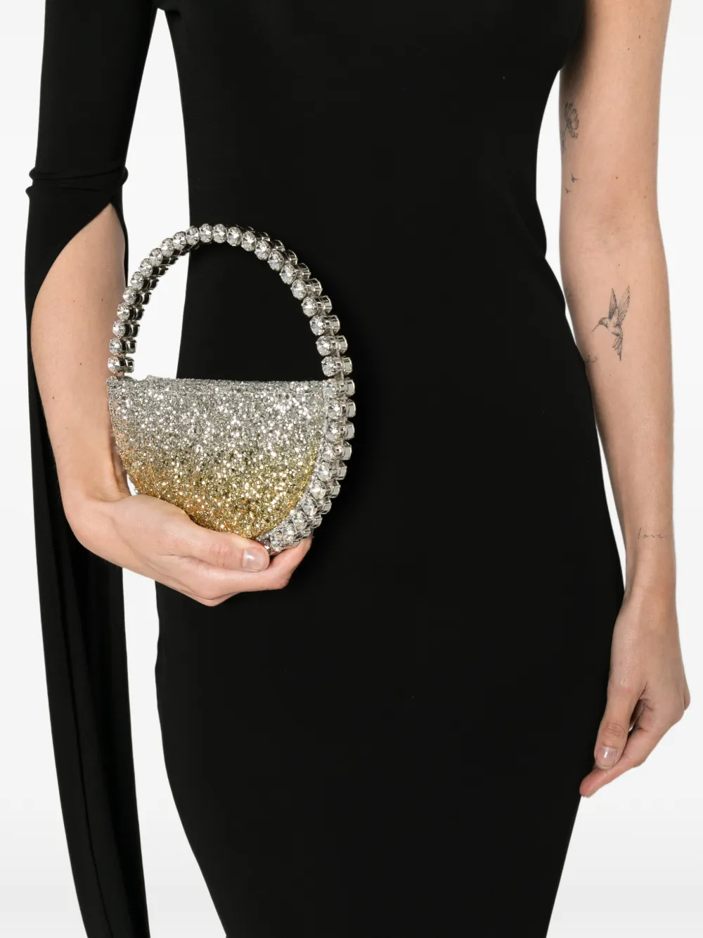  L'alingi Eternity Glitter Eternity Clutch Bag - Silver 