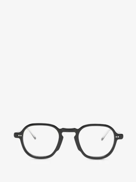 Lesca round-frame glasses