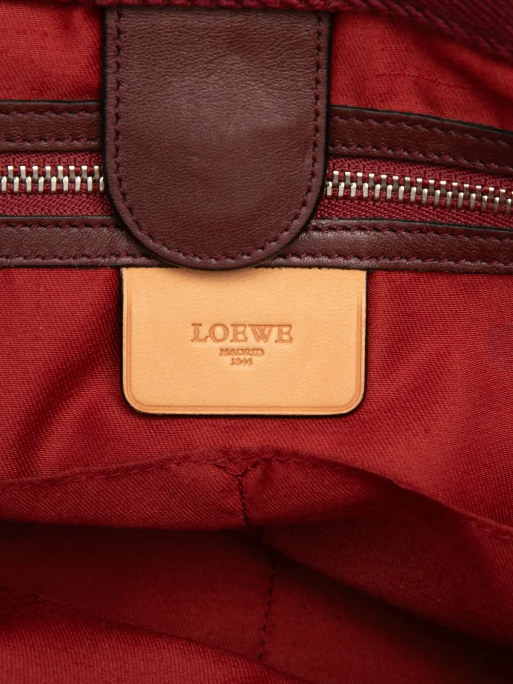 2010 Metallic Leather Tote Bag