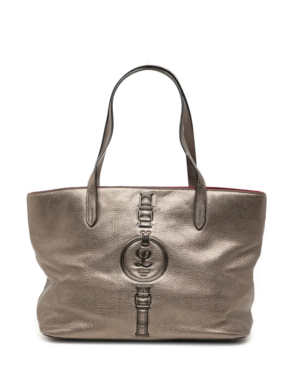 Loewe Pre-Owned 2010 Metallic Leather tote bag - Marrone