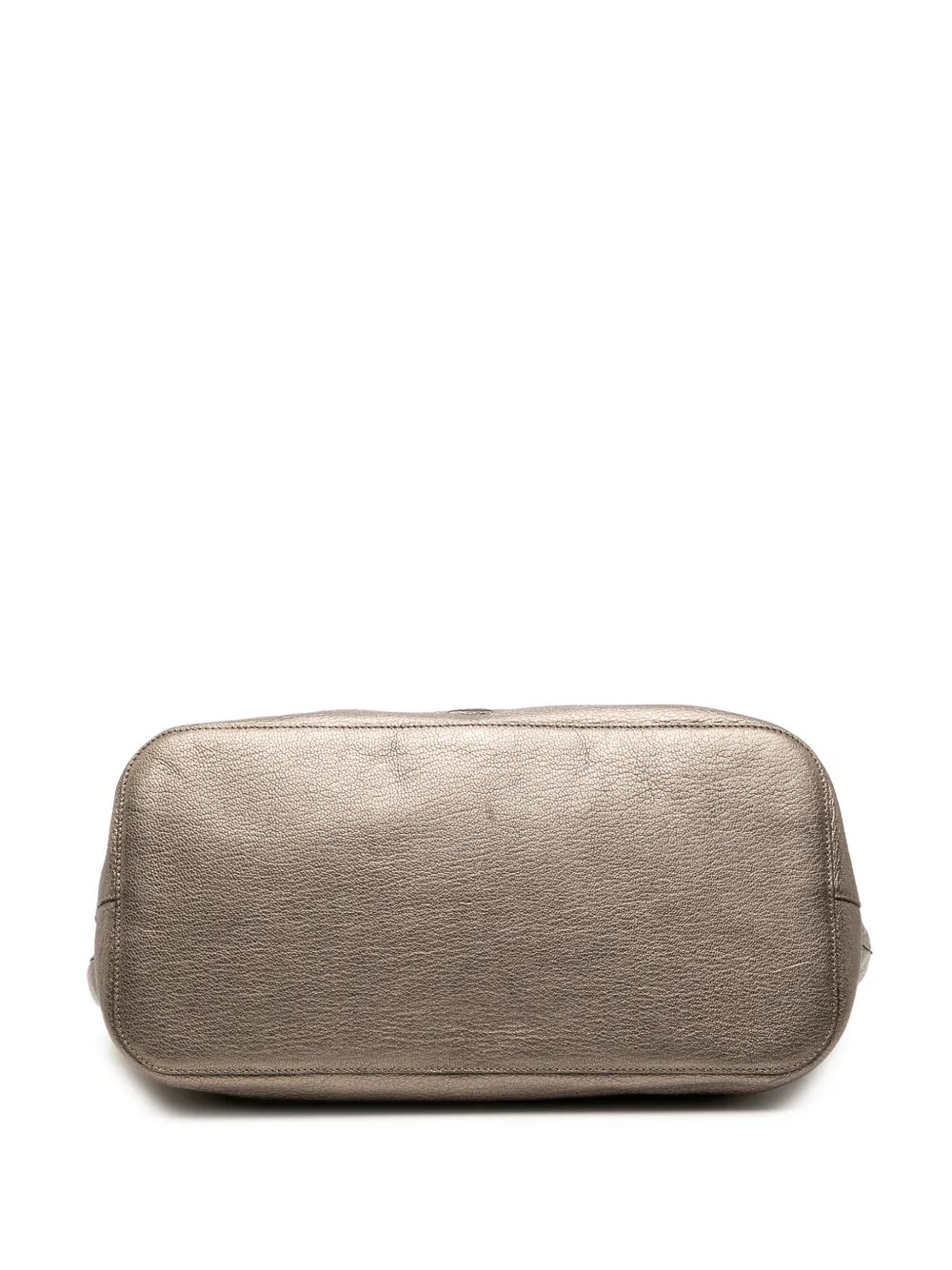 2010 Metallic Leather Tote Bag