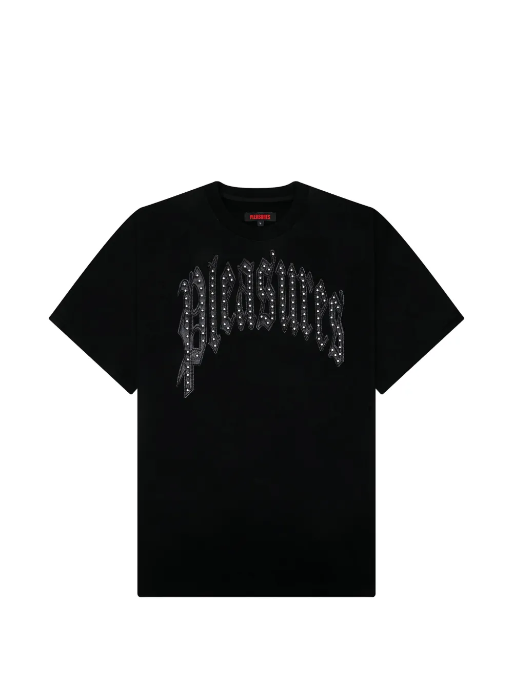 Pleasures studded crewneck T-shirt - Nero