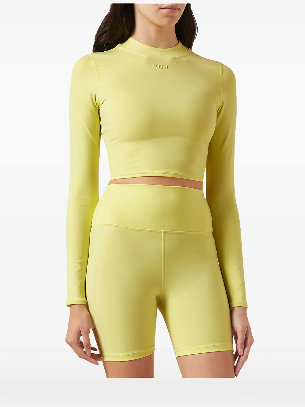 Kith Mulberry Active Long-sleeve T-shirt In Yellow