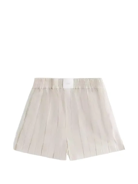 KITH Ida logo-detail striped shorts