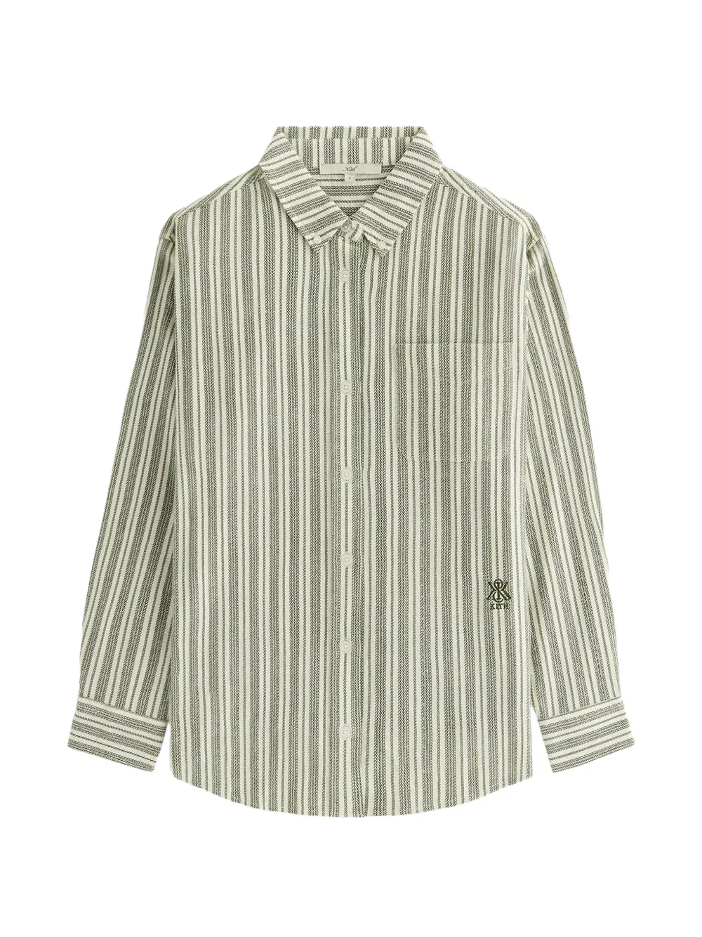 KITH Ora II vertical-stripe shirt - Nude