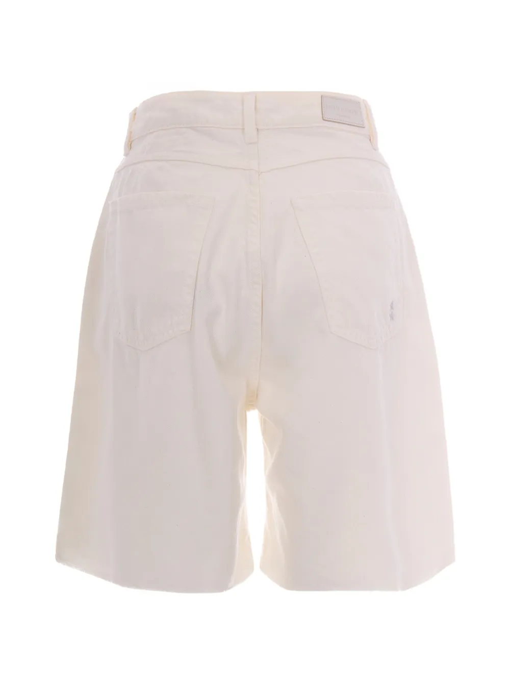  Icon Denim Knee Leght Shorts - Neutrals 