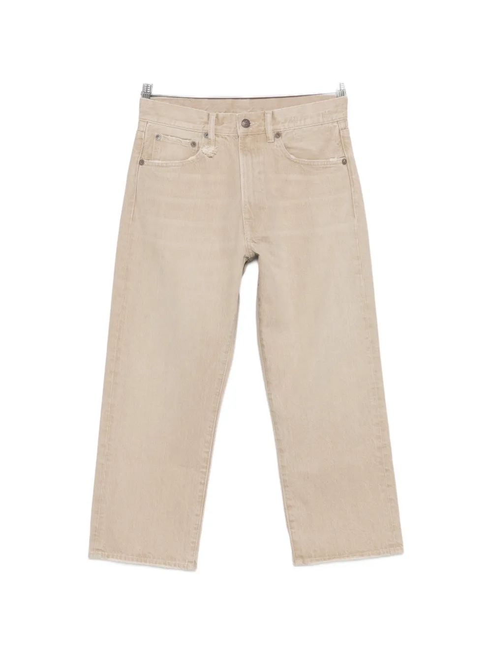 R13 X-FB frayed jeans - Toni neutri