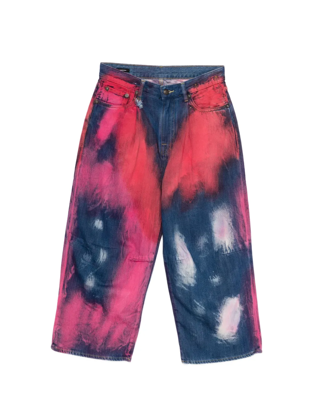 R13 tie-dye jeans - Rosa