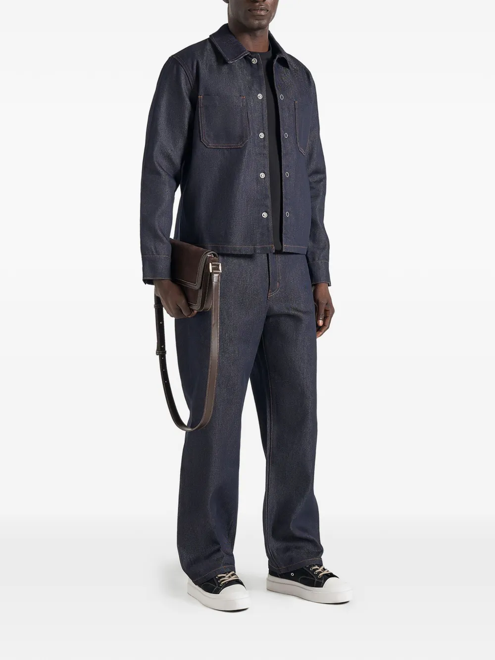  Manière De Voir Dn002 Faded Jeans - Blue 