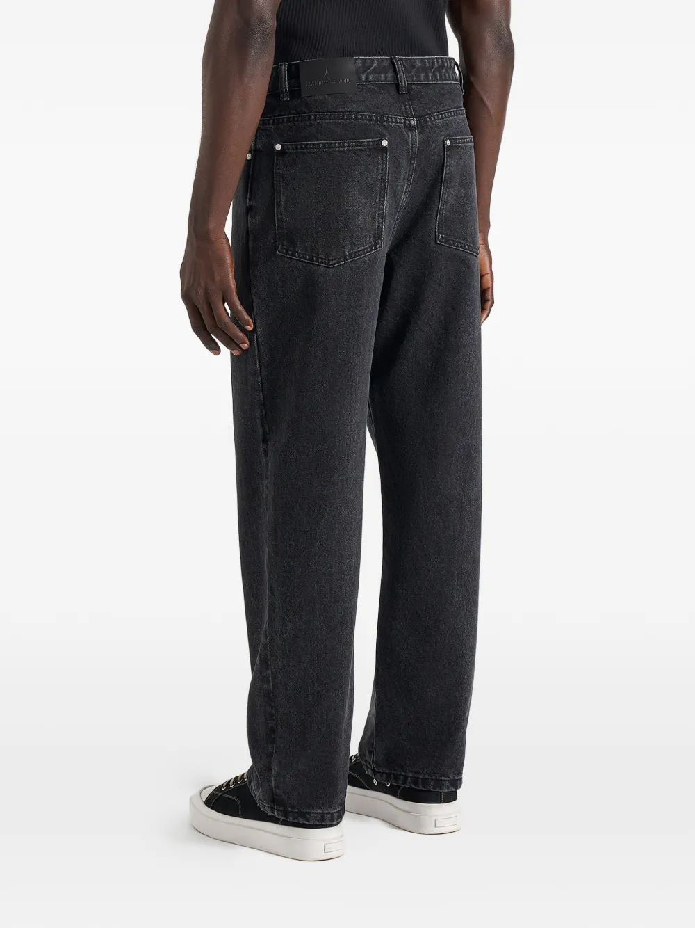 Manière De Voir DN002 relaxed-fit jeans Zwart