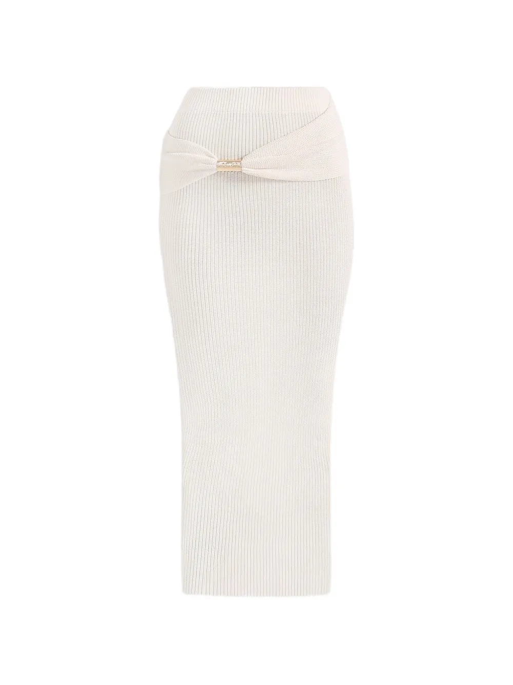 Manière De Voir Amy draped hardware-detail maxi skirt - Toni neutri