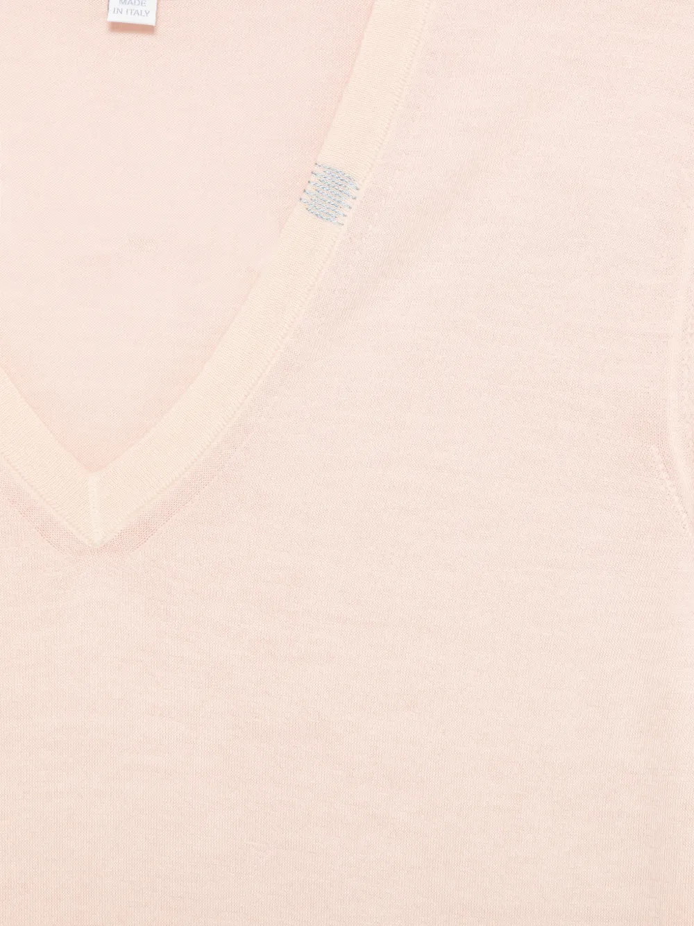  Malo Pull à Col V - Rose 