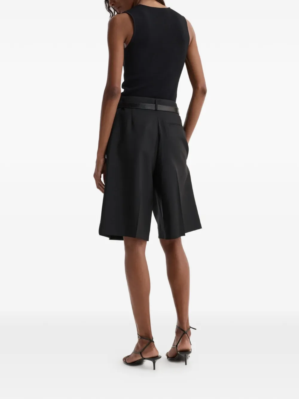 Róhe Gebreide bustier top Zwart