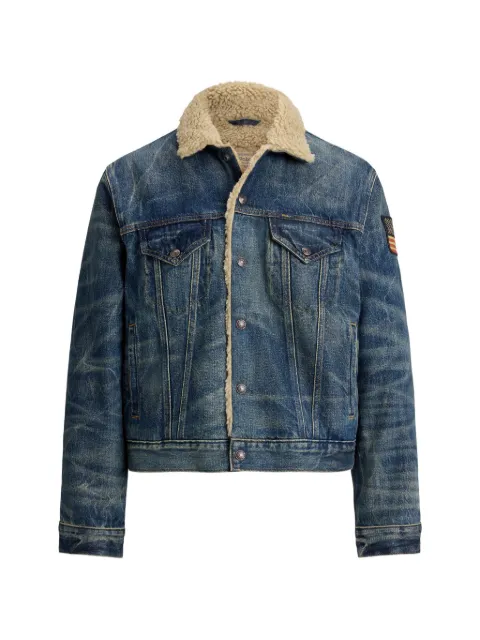 Polo Ralph Lauren fleece-lined denim trucker jacket