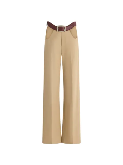 Jean Paul Gaultier open front curves trousers