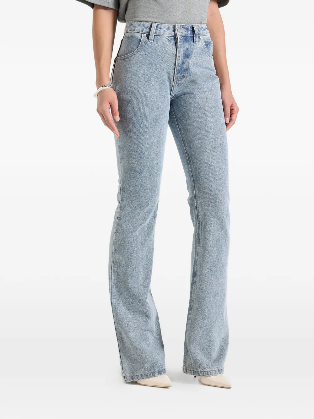 Manière De Voir Abbie flared jeans Blauw