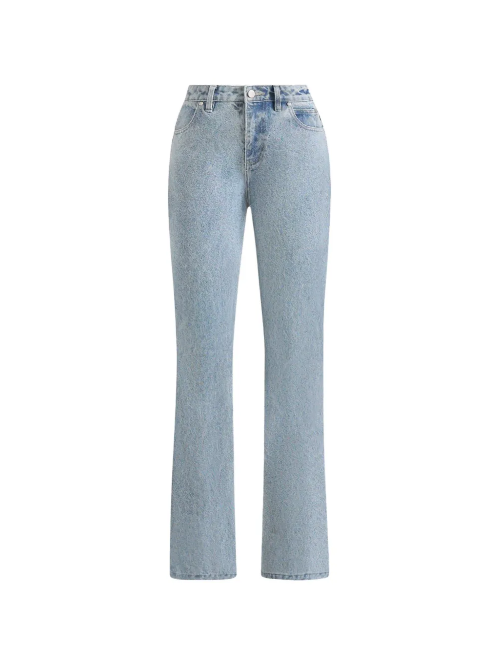 Manière De Voir Abbie flared contrast-stitch jeans - Blu
