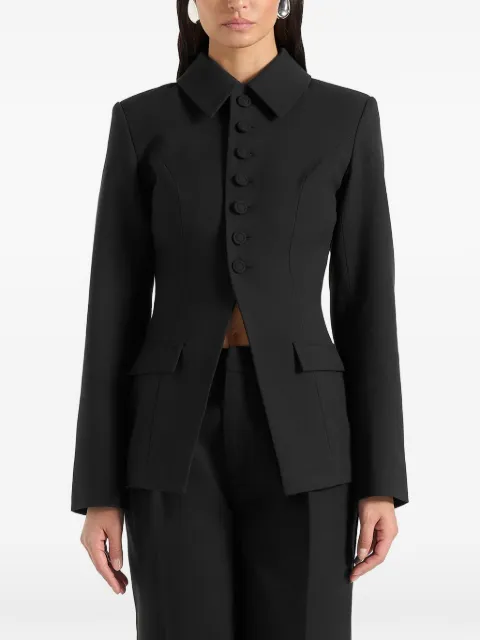 Manière De Voir Harper detachable-collar cinched blazer