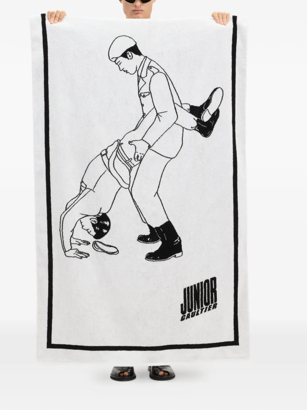 Jean Paul Gaultier Kamasutra Towel - White 
