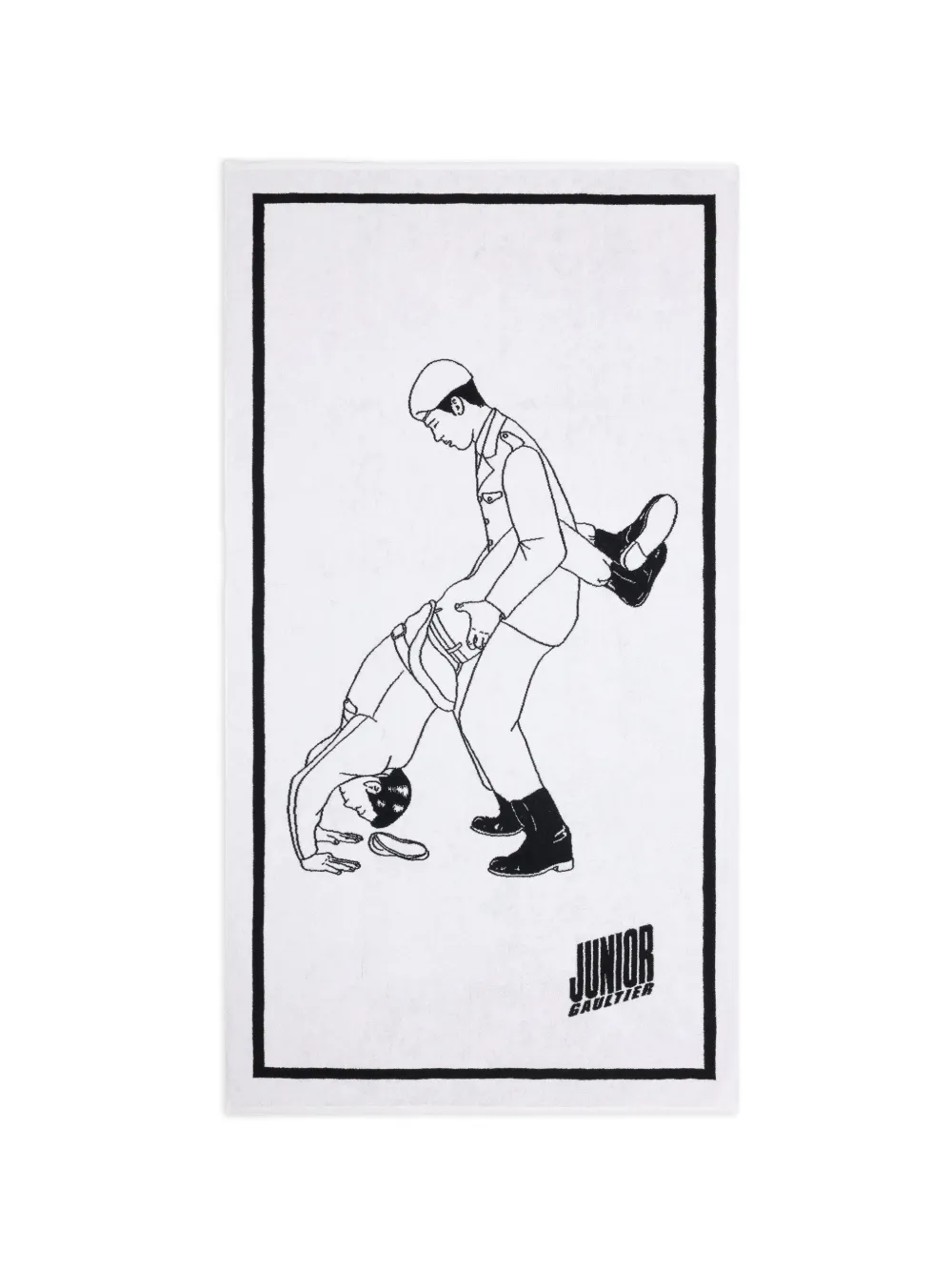 Jean Paul Gaultier kamasutra towel - Weiß