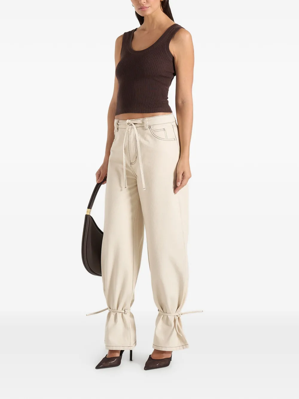 Faye Tie-Waist Jeans