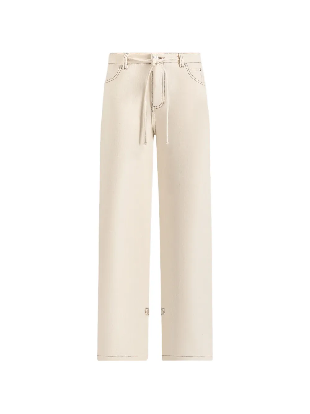 Manière De Voir Faye tie-waist jeans - Toni neutri