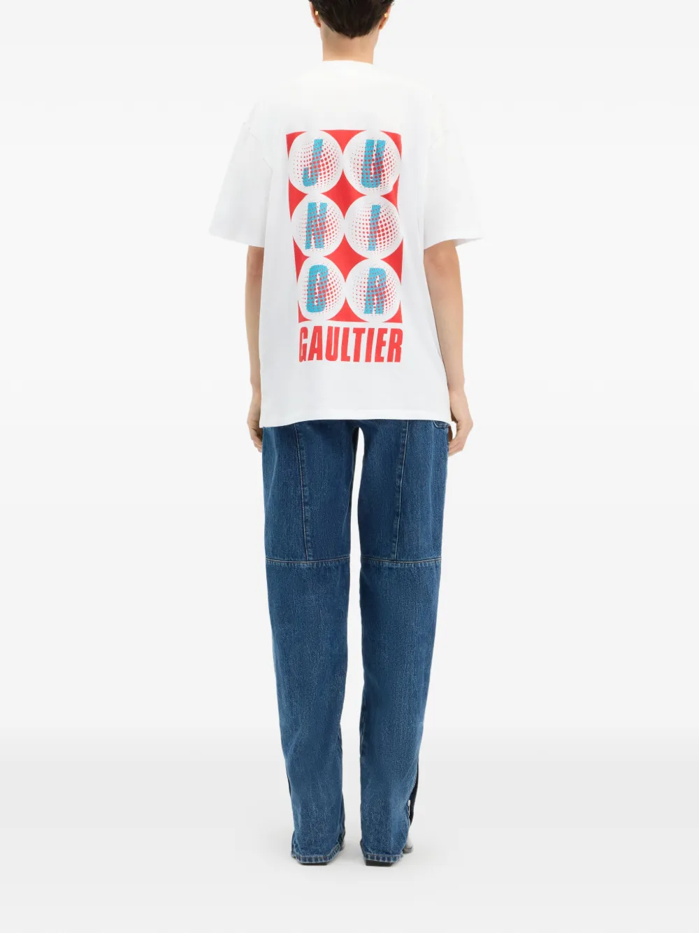  Jean Paul Gaultier Printed Short-sleeve T-shirt - White 