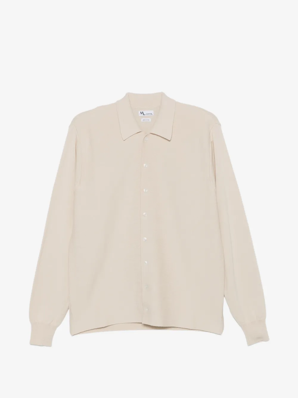 Doppiaa long-sleeve polo shirt | Neutrals | Image 1